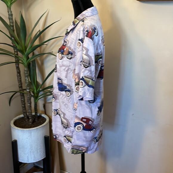 David Carey Ford Heritage Print Casual Button-Up - Picture 3 of 8